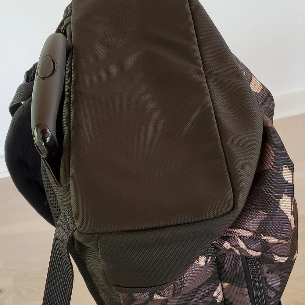 NWOT TUMI ALPHA BRAVO LONDON ROLL-TOP GRAY HIGHLANDS CAMOUFLAGE NYLON BACKPACK